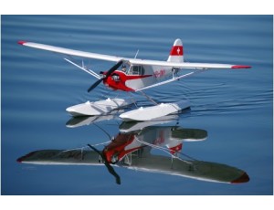 FMS 1.4M  J-3 Cub V4 Version With Water Floats , Landing Gear Set & Reflex V2 System    